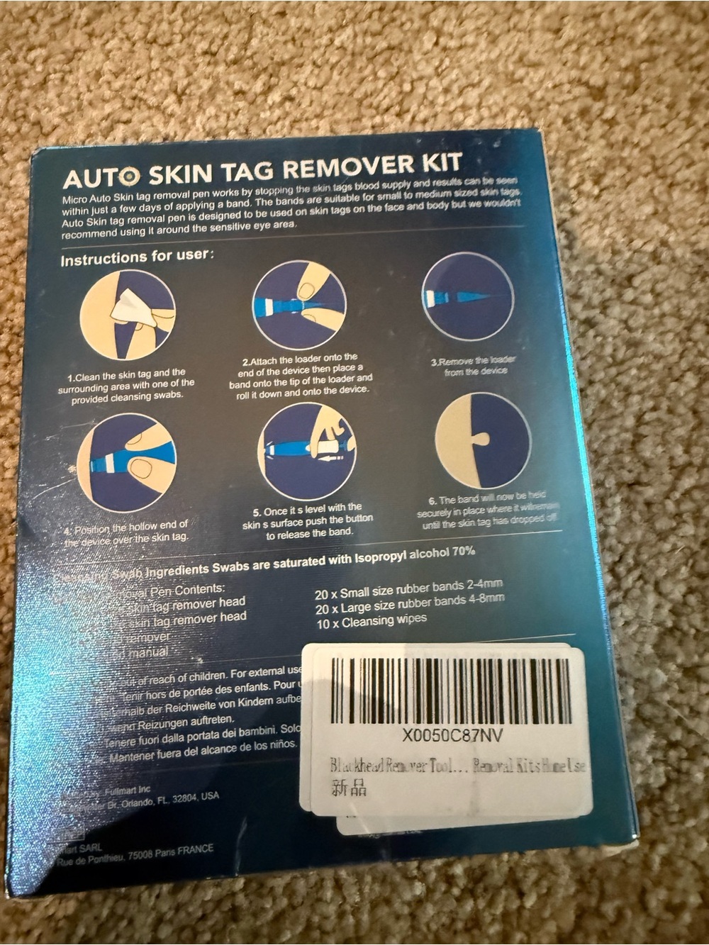 Auto Skin Tag Remover Kit - Blue - Picture 2 of 3